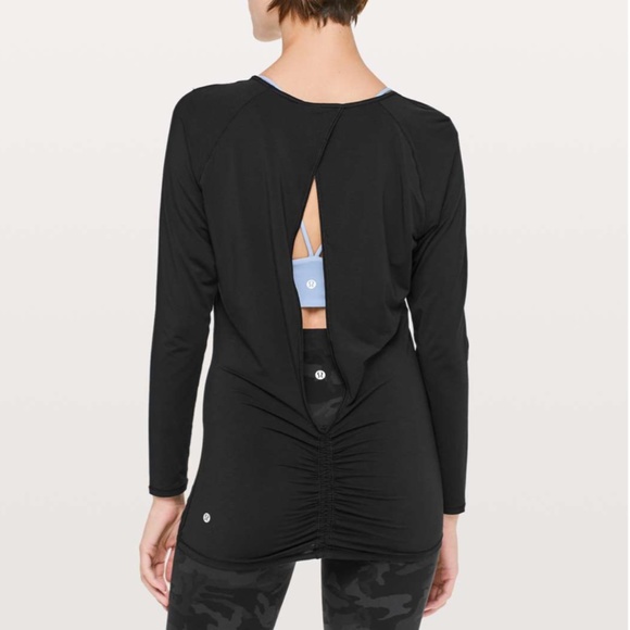 lululemon athletica Tops - NEW Lululemon Deep Stretch Open Back LS Top NWOT